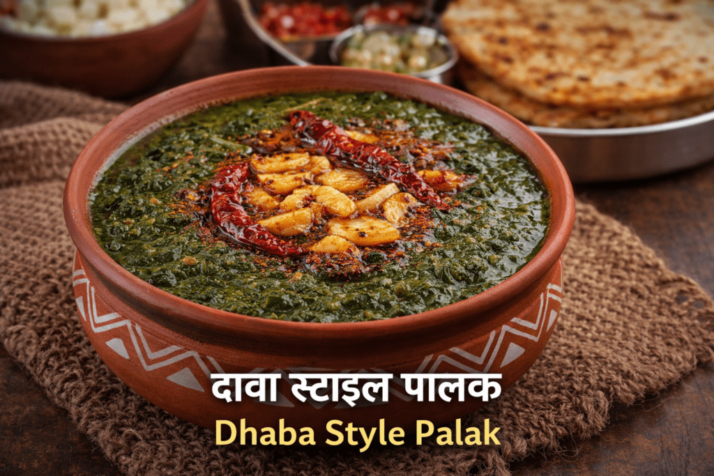 dhaba style palak